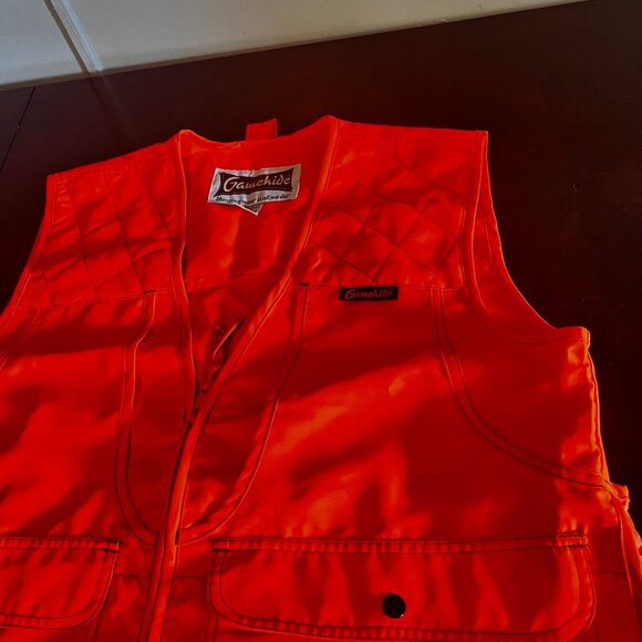 Gamehide‎ Hunting Vest M Blaze Orange W/ Ammo Loops & Pockets - Picture 8 of 9